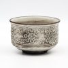 Shop Teaware Kiyomizu-yaki Yunomi (Teacups) | Japanese Tea Cup - Ito Noriaka - Floral Kohiki Mishima Yunomi - 150Ml