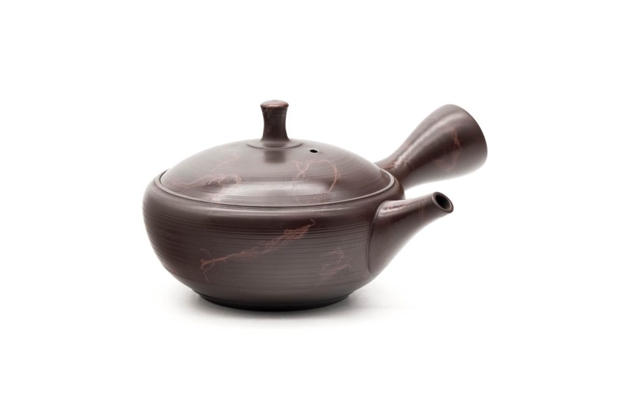 Shop Teaware Tokoname-yaki Kyusu (Teapots) | Japanese Kyusu - Gyokuryu Umehara - Benishibori Tokoname Teapot - 200 Ml