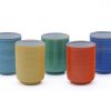 Shop Teaware Arita-yaki Yunomi (Teacups) | Japanese Tea Cups - Set Of 5 Colorful Arita Yuomi - 170 Ml