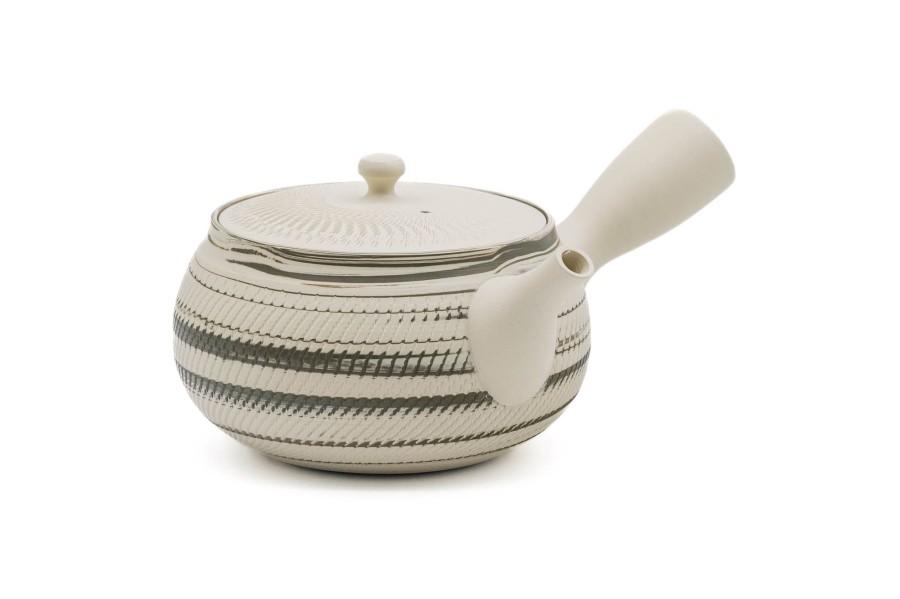 Shop Teaware Tokoname-yaki Kyusu (Teapots) | Kyushu, Japan - Tosen Kiln - Marbled Tokoname Ware Teapot - 200Ml