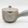 Shop Teaware Hagi-yaki Kyusu (Teapots) | Japanese Kyusu - Tsubakihide Kiln - Classic Beige Hagi-Yaki Teapot - 300Ml