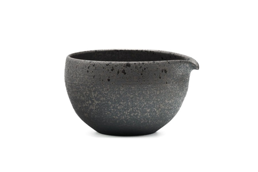 Shop Teaware Tokoname-yaki Yuzamashi (Water Coolers) | Japanese Yuzamashi - Fujita Tokuta - Haikake Ash Glazed Stemless Tablet - 220 Ml