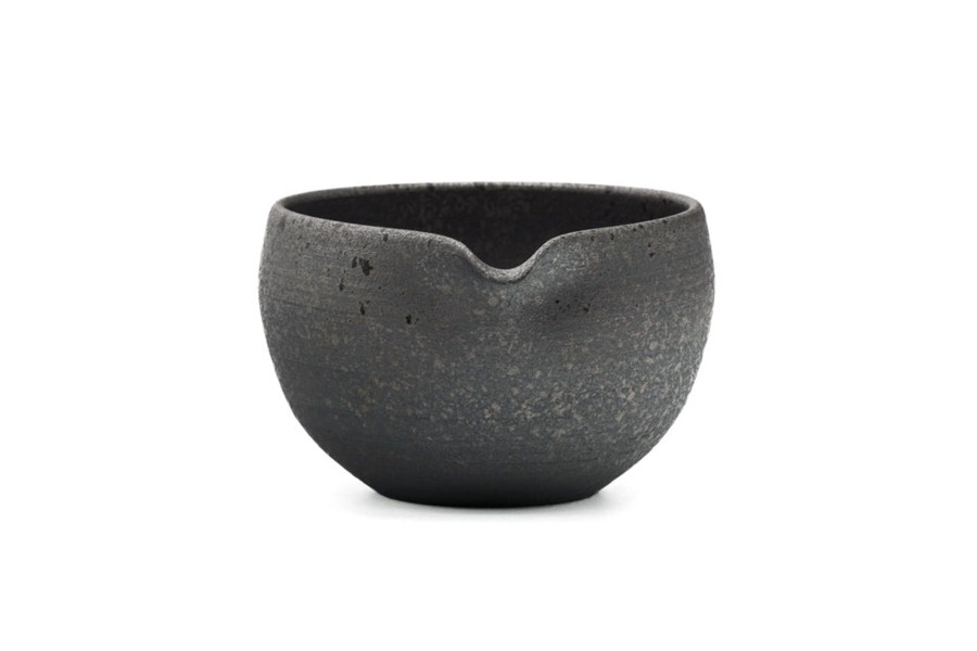 Shop Teaware Tokoname-yaki Yuzamashi (Water Coolers) | Japanese Yuzamashi - Fujita Tokuta - Haikake Ash Glazed Stemless Tablet - 220 Ml