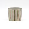 Shop Teaware Kiyomizu-yaki Yunomi (Teacups) | Japan Cup - Kuramoto Masao - Striped Tokusa Guinomi - 70Ml