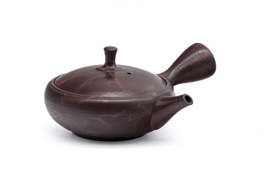 Shop Teaware Tokoname-yaki Kyusu (Teapots) | Japanese Kyusu - Gyokuryu Umehara - Benishibori Tokoname Teapot - 110 Ml