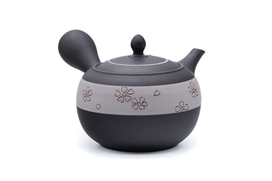 Shop Teaware Tokoname-yaki Kyusu (Teapots) | Kyushu, Japan - Shunju Kiln - Large Sakura Tokoname Teapot - 540Ml