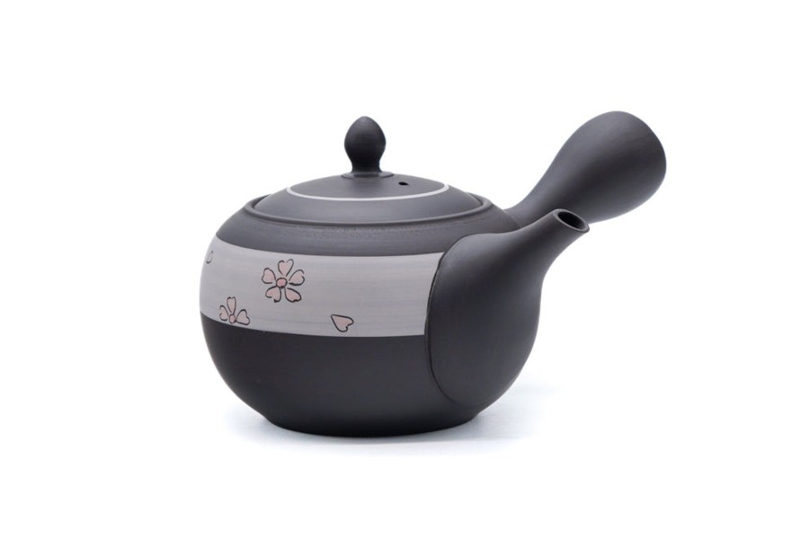 Shop Teaware Tokoname-yaki Kyusu (Teapots) | Kyushu, Japan - Shunju Kiln - Large Sakura Tokoname Teapot - 540Ml