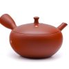 Shop Teaware Tokoname-yaki Kyusu (Teapots) | Kyushu, Japan - Hokuryu - Sakura Red Tokoname Shutei Teapot - 240Ml