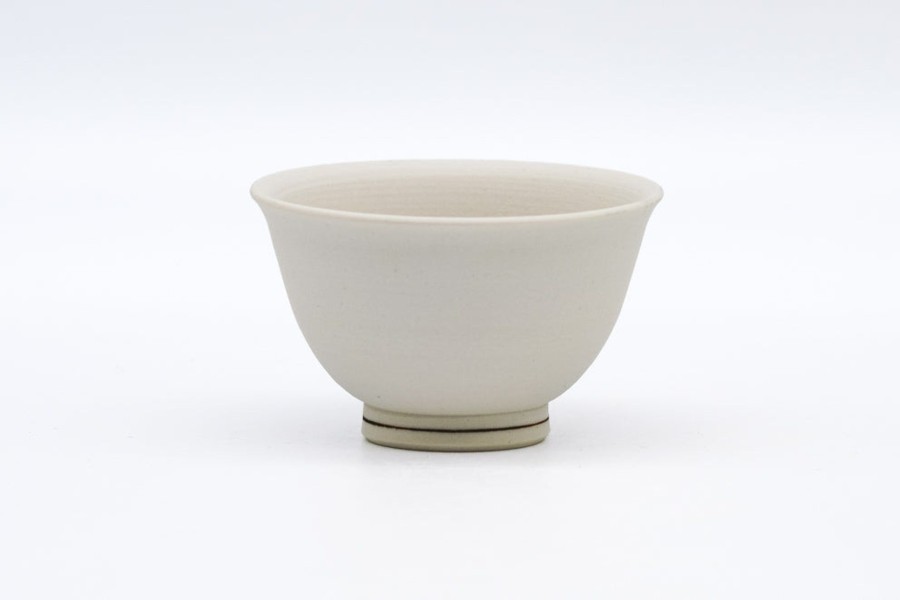 Shop Teaware Tokoname-yaki Yunomi (Teacups) | Japanese Tea Cup - Junzo Maekawa - White Sencha Bowl - 40Ml