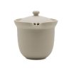 Shop Teaware Tokoname-yaki Kyusu (Teapots) | Japanese Chaho - Tsuzuki Yutaka - White Tokoname Handleless Teapot - 200Ml