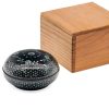 Shop Teaware Other Production Areas Tea Ceremony Utensils | Japan Kogo - Lacquered Snail And Mother-Of-Pearl Incense Box