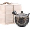 Shop Teaware Tokoname-yaki Kyusu (Teapots) | Japanese Kyusu - Mano Shunen - Hydrangea Layered Tokoname Teapot - 200Ml