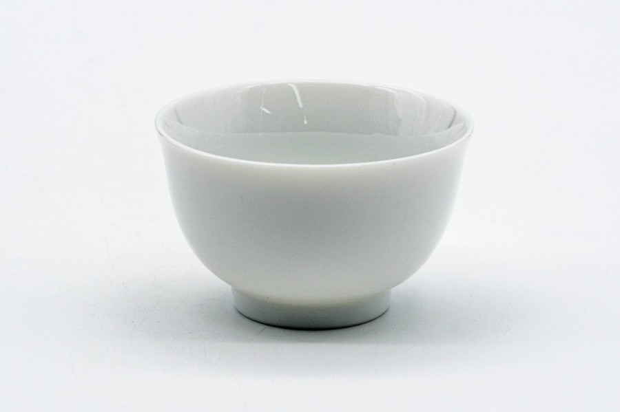 Shop Teaware Mino-yaki Yunomi (Teacups) | Japanese Tea Cup - White Porcelain Mino-Yaki Yunomi - 60Ml