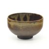 Shop Teaware Other Production Areas Chawan (Matcha Bowls) | Japanese Matcha Bowl - Brown And Yellow Dripping Glaze Tea Bowl - 380Ml