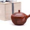 Shop Teaware Tokoname-yaki Kyusu (Teapots) | Kyusu - Gyokuryu Umehara - Cresting Waves Tokoname Teapot - 260Ml