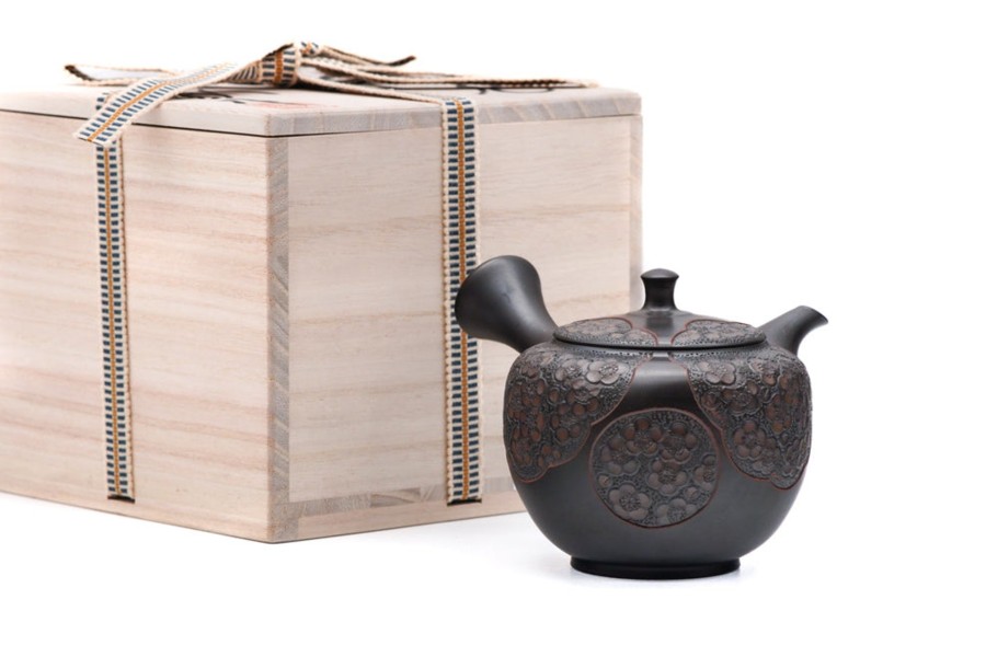 Shop Teaware Tokoname-yaki Kyusu (Teapots) | Japanese Kyusu - Mano Shunen - Shudashi Tokoname Kokudei Teapot - 200Ml