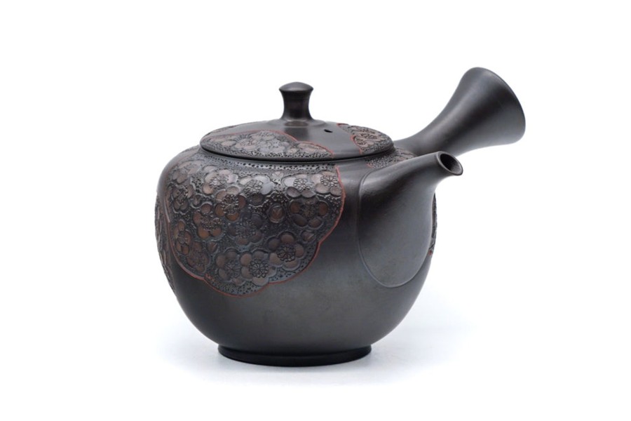 Shop Teaware Tokoname-yaki Kyusu (Teapots) | Japanese Kyusu - Mano Shunen - Shudashi Tokoname Kokudei Teapot - 200Ml