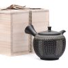 Shop Teaware Tokoname-yaki Kyusu (Teapots) | Japanese Kyusu - Mano Shunen - Wisteria Layered Tokoname Teapot - 200Ml