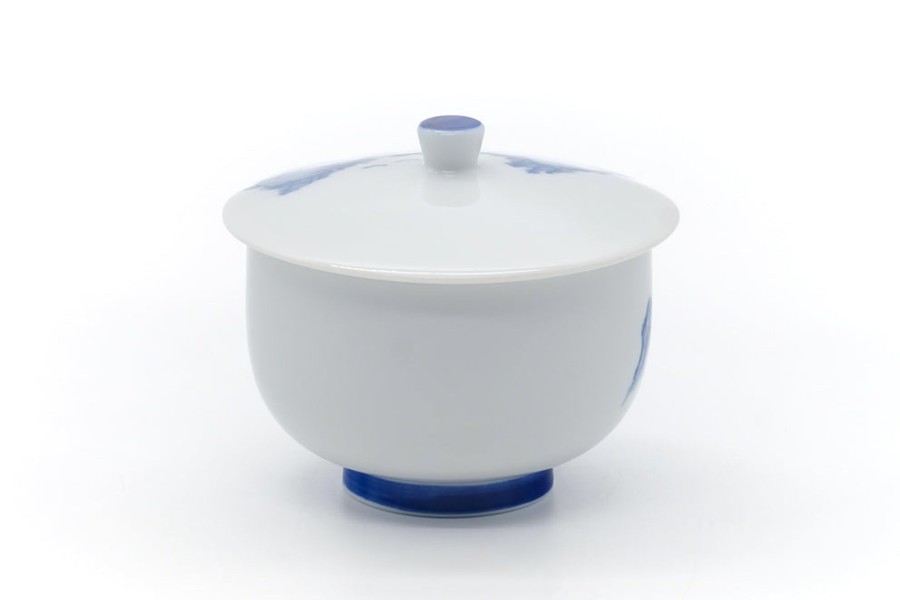 Shop Teaware Arita-yaki Yunomi (Teacups) | Japanese Tea Cup - Blue Mountain Arita Covered Yumi - 175Ml