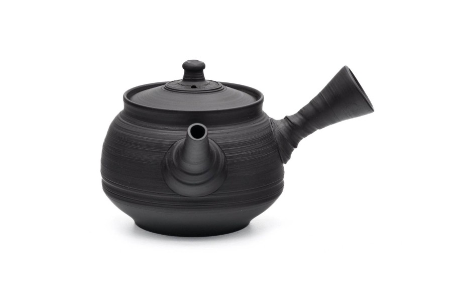 Shop Teaware Tokoname-yaki Kyusu (Teapots) | Japanese Kyusu - Murakoshi Fugetsu - Sujihiki Tokoname-Yaki Kokudei Teapot - 220Ml