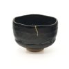 Shop Teaware Raku-yaki Chawan (Matcha Bowls) | Japanese Matcha Bowl - Kintsugi Kuro-Raku Chawan - 530Ml