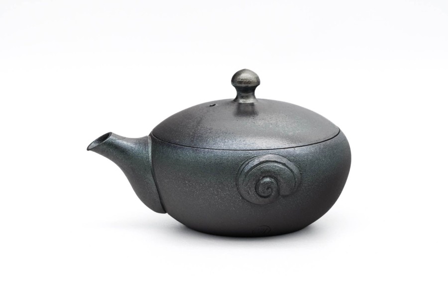 Shop Teaware Tokoname-yaki Houhin & Shiboridashi | Japanese Houhin - Sawada Tomohiro - Metal Tokoname Handleless Teapot - 150Ml