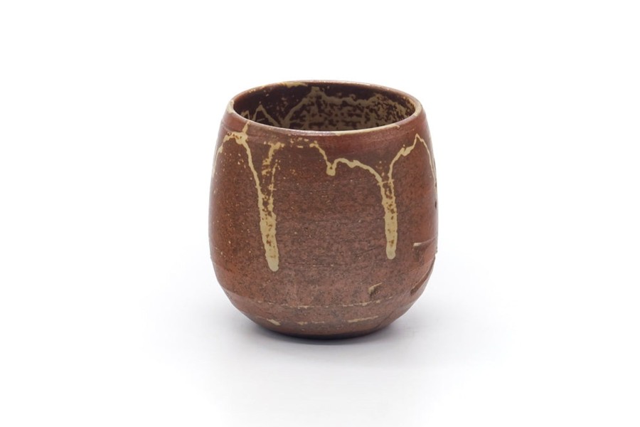 Homeshop Tea Other Production Areas Collections | Japanese Tea Cup - Brown Drip Glaze Yuomi - 200Ml