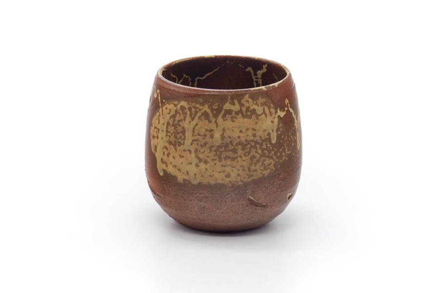 Homeshop Tea Other Production Areas Collections | Japanese Tea Cup - Brown Drip Glaze Yuomi - 200Ml