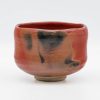 Shop Teaware Raku-yaki Chawan (Matcha Bowls) | Japanese Matcha Bowl - Enraku Kiln - Classic Red Aka-Raku Chawan - 300Ml