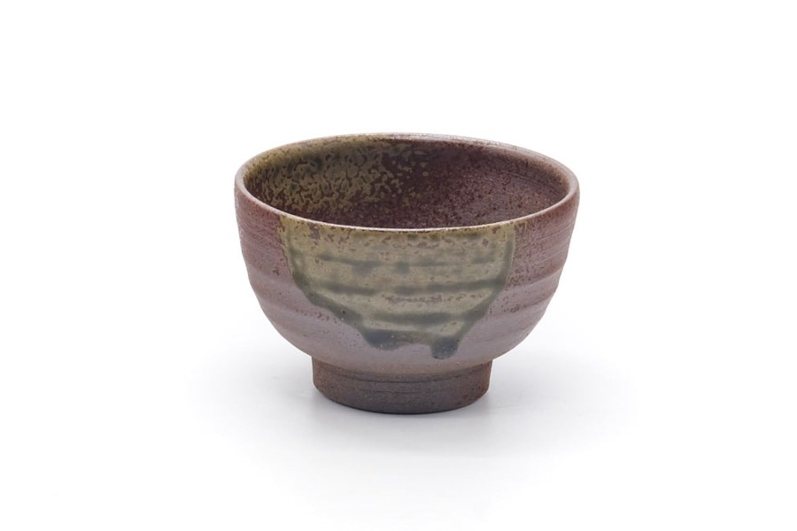 Shop Teaware Other Production Areas Yunomi (Teacups) | Japanese Tea Cup - Brown Green Gray Glaze Yuomi - 160Ml