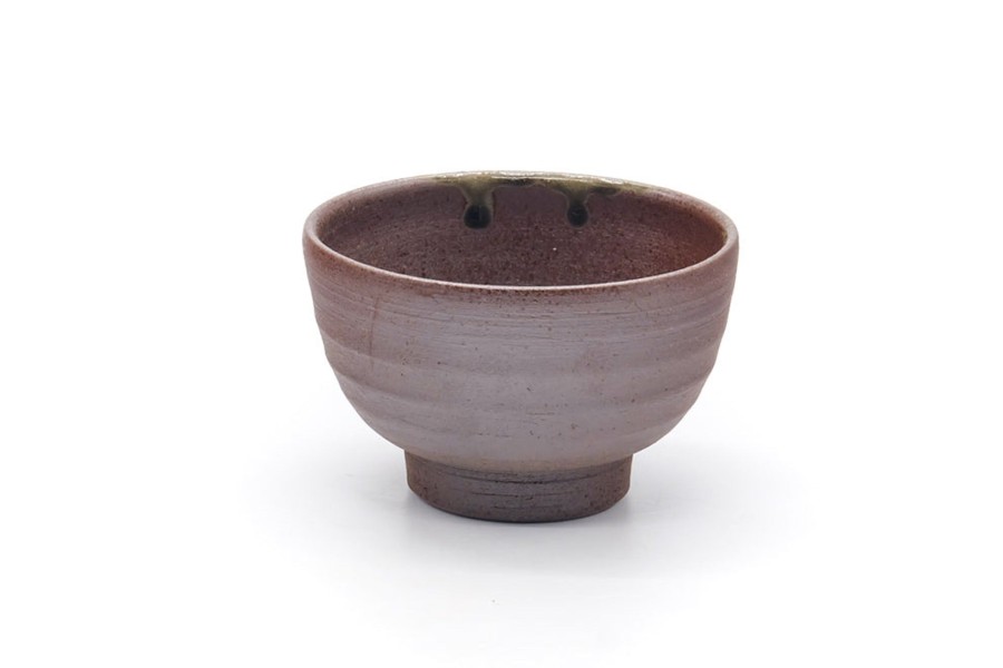 Shop Teaware Other Production Areas Yunomi (Teacups) | Japanese Tea Cup - Brown Green Gray Glaze Yuomi - 160Ml