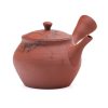 Shop Teaware Tokoname-yaki Kyusu (Teapots) | Kyusu - Gyokko Kiln - Mogake Tokoname Red Shudei Teapot - 220Ml