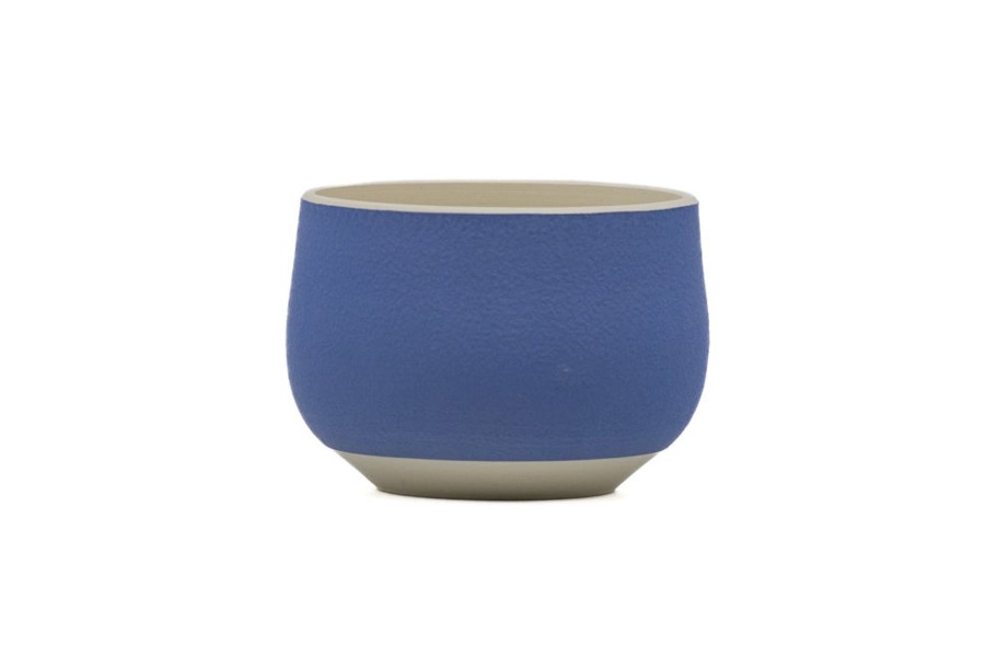 Shop Teaware Tokoname-yaki Yunomi (Teacups) | Japanese Tea Cup-Tosen Kiln-Matte Blue Yuomi-120Ml