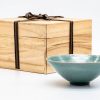 Shop Teaware Other Production Areas Chawan (Matcha Bowls) | Korean Matcha Bowl - / Hwang Ren-Je - Unkaku Green Celadon Chawan - 150Ml