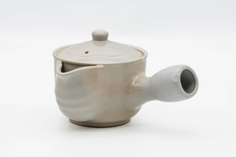 Shop Teaware Hagi-yaki Tea Sets | Japanese Tea Set - Tsubakihide Kiln - Hagi-Yaki Kyushu Teapot And 5 Yumi Teacups