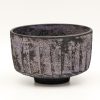 Shop Teaware Kiyomizu-yaki Chawan (Matcha Bowls) | Japanese Matcha Bowl - Igura Toshiya - Faceted Purple Kiyomizu Tea Bowl