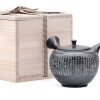 Shop Teaware Tokoname-yaki Kyusu (Teapots) | Kyushu, Japan - Mano Shunen - Heart Often Slippery Country Teapot - 200Ml