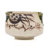 Shop Teaware Oribe-yaki Chawan (Matcha Bowls) | Japanese Matcha Bowl - Kato Tatsuto - Classic Beige Green Ao Oribe Tea Bowl - 350Ml