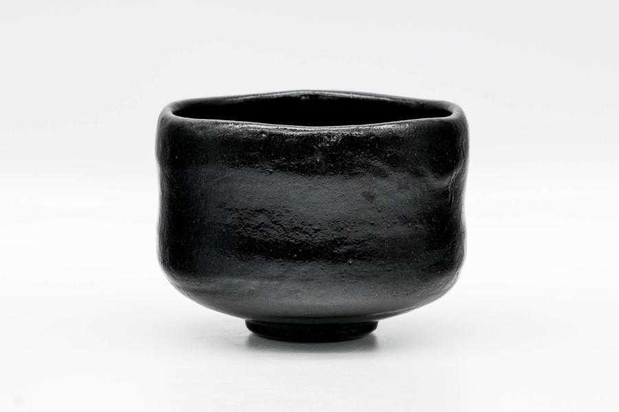 Shop Teaware Raku-yaki Chawan (Matcha Bowls) | Japanese Matcha Bowl - Enraku Kiln - Classic Black Tea Bowl - 300Ml