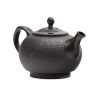 Shop Teaware Tokoname-yaki Kyusu (Teapots) | Kyushu, Japan - Tadaomi Kato - Benishibori Mogake Tokoname Teapot With Back Handle - 280Ml