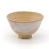 Shop Teaware Hagi-yaki Chawan (Matcha Bowls) | Japanese Matcha Bowl - Beige White Glaze Hagi Yaki Tea Bowl - 400Ml